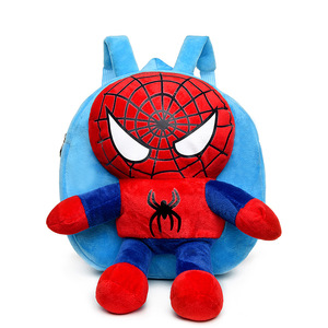 Venta al por mayor Cute Cartoon Kindergarten 1-3 años de edad Niños y niñas Baby Schoolbag Cute Spider Man Niños <span class=keywords><strong>Mochila</strong></span> de viaje - Product Image 2