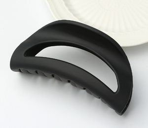 Fermacapelli a Forma di D in Silicone da 10,5 cm con Forcina sul Retro della Testa, Clip per Capelli in Tinta Unita per Ragazze - Product Image 5