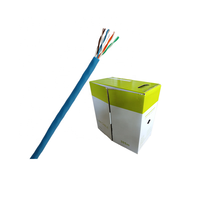 Cable de Red UTP CAT5/CAT5e con Conductor de Cobre de Calibre .24, Blanco y Verde