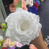 Grandes Fleurs Artificielles Roses Blanches pour Mariages et Arrangements Floraux de Fond