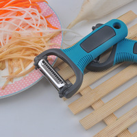 Keukenaccessoires 3-in-1 roterende mes roestvrijstalen schilmes huishoudelijk multifunctioneel groente- en fruitschiller