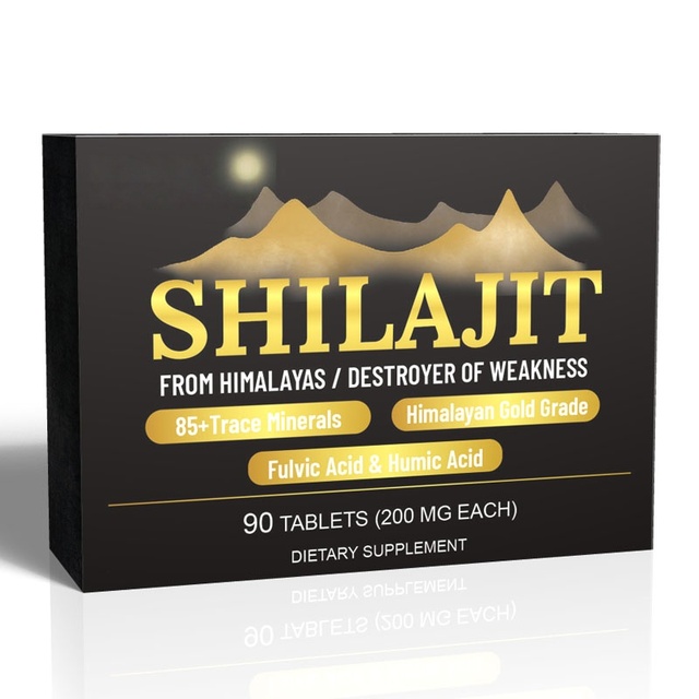 Shilajit Plus Tablets Ashwagandha Immune Support Energy Management Circulation Support Natural Ayurvedic Formula Adult Herbal