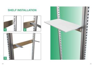 Xách tay hai mặt vải hiển thị hệ thống lắp ráp nhanh Modular khung nhôm lớn lỗ tương thích bematrix triển lãm - Product Image 3