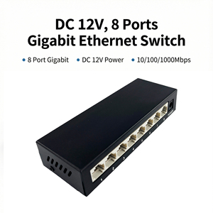 Répartiteur de réseau 10/100/1000 Mbps 8 ports Commutateur Ethernet Gigabit non géré pour la maison - Product Image 1