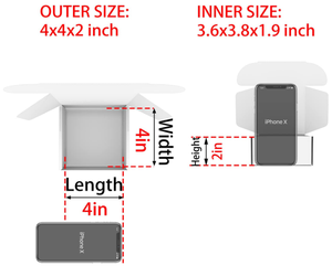 Kleine rosa Karton Wellpappe Mailer Boxen Prägung Aseptische Verpackung für kleine Unternehmen Bastel geschenke mit UV-Beständigkeit - Product Image 2