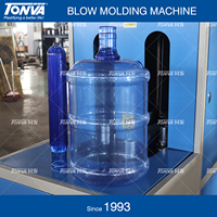 Machine semi-automatique de moulage par soufflage de bouteilles d'eau de 5 gallons
