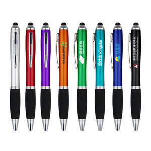 Phổ biến biểu tượng tùy chỉnh sang trọng biểu tượng bút với cảm ứng chất lượng cao đa chức năng Stylus <span class=keywords><strong>Pen</strong></span> màn hình cảm ứng Bút bi mực đen - Product Image 1