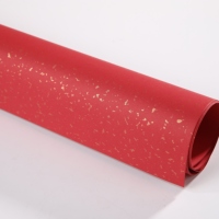 Papier d'emballage cadeau de luxe en or et argent pour la fête nuptiale