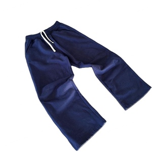 Sudadera con capucha y pantalones de chándal anchos de algodón Terry transpirable de 380 g/m² de corte holgado y estilo vintage OEM para hombre - Product Image 5