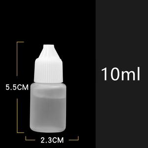 Bouteille d'emballage vide d'applicateur d'huile de cheveux en plastique transparent de 10ml 15ml 30ml avec le chapeau de distribution ouvert par torsion - Product Image 3