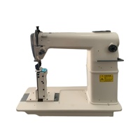 Machine à coudre industrielle à colonne à tête haute, simple ou double aiguille, pour chaussures, modèles YT-810/820