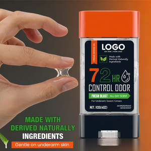 Desodorante en Gel Antitranspirante de Marca Privada con Control de Olor de 72 Horas, Bloquea el Sudor, Frescura Todo el Día, Acabado Natural para la Piel, Unisex, Ingredientes Naturales - Product Image 3
