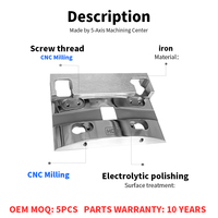 Pièces usinées CNC personnalisées en acier, fer, plastique ABS, aluminium, ensemble de composants de précision pour équipement