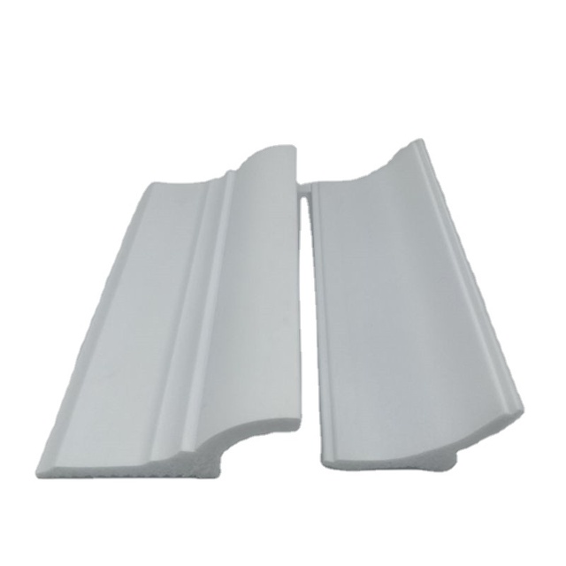 Modern Interior PS Wall Ceiling Cornice Moulding Led Bar Strip Light Skirting Baseboard Floor Trims for Hotel Application