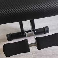 Salle de sport à domicile 5 en 1 - Banc de musculation réglable pour inclinaison/déclinaison, abdominaux et tirage latéral, équipement multifonctionnel gain de place