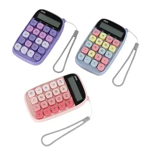 Function Desktop Colorful Calculator 10 Digit Large LCD Display Calculators Dual Power Handheld For Daily And Basic Office