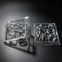 Emballage en blister transparent à charnière en plastique PET avec logo en relief personnalisé pour outils à main et quincaillerie
