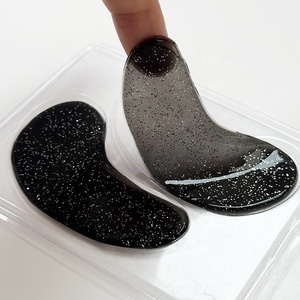 Masque pour les yeux en hydrogel au collagène et paillettes <span class=keywords><strong>noires</strong></span>, <span class=keywords><strong>anti</strong></span>-<span class=keywords><strong>cernes</strong></span>, <span class=keywords><strong>anti</strong></span>-poches, vitamine C, algues, acide hyaluronique, végétalien, OEM - Product Image 6