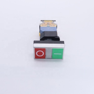 Nút hai vị trí LA38-11DRG công tắc hai vị trí màu đỏ và màu xanh lá cây bắt đầu dừng nút tự đặt lại 1no1nc 12V 24V 220V - Product Image 4