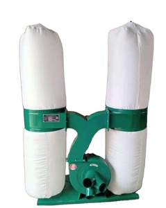 Collecteur de poussière industriel à double sac pour bois, incluant un moteur 3KW 4HP, et un collecteur de poussière sous vide 4KW très demandé pour machines à bois. - Product Image 2
