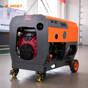 Machine de nettoyage industrielle AMJET G5 500 bar 22 LPM pour la restauration des surfaces en béton, la préparation de l'acier et les travaux de nettoyage intensifs - Product Image 5