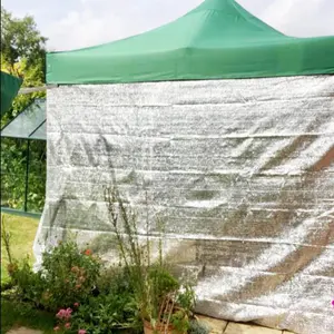 Alüminyum folyo güneş gölge gümüş sera Mesh gölge ağları 2x3M bahçe bahçe tesisi için