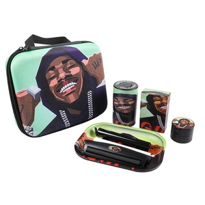 Custom Rolling Tray With Magnetic Lid New Style Smoking Accessories Kit With <strong>Cigarette</strong> Rolling <strong>Machine</strong> Smoking Accessories Set - Product Image 5