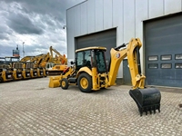 Mini chargeuse sur pneus Caterpillar 424 d'occasion avec composants principaux Moteur de boîte de vitesses; Lancement de la chargeuse-pelleteuse