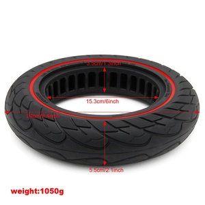 Neumático Sólido Ligero para Patinetes 10x2.125, Neumático de Panal de Abeja de 10 Pulgadas sin Aire para Repuestos de Patinetes Eléctricos, Patinete, Trottinette - Product Image 4