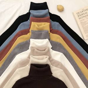 Maglione a Collo Alto da Donna 2024, Maglia Basic Aderente a Maniche Lunghe, Pullover Versatile con Strato Interno per l'Inverno - Product Image 6