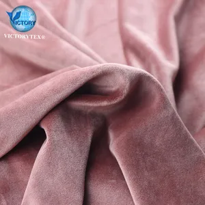 Single Polyester Spandex Elastic Creative Warp Short Pile Super Soft Velvet Micro Velboa Plush Fleece Fabric for Cap Hat