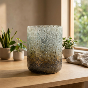 Portavelas de Vidrio Resistente al Calor Hecho a Mano con Tapa, Frasco para Velas de Color Ahumado Texturizado, Impresión Personalizada, Decoración Navideña para el Hogar - Product Image 2