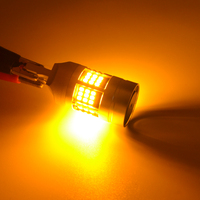 Lumière LED Golf Canbus Sans Erreur Sans Hyper Flash12V 1600lm Ba15s 1141 P21w 7440 7443 Ampoules de feux latéraux LED de voiture Feu arrière de frein