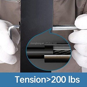 Tensor de tensión oculto de acero inoxidable T316 para cable de 1/8 pulgadas, kit de barandilla de cable invisible negro para poste de cubierta metálica 2x2 - Product Image 4