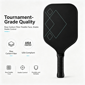 Pala de Pickleball con Forma Estándar, Sin Bordes, 40 Orificios, Agarre Antideslizante, Núcleo de Madera de Álamo Ligero de 16 mm, Plegable, Portátil, para Niños - Product Image 6