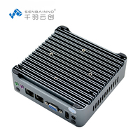 Mini-ordinateur sans ventilateur Celeron J1900 DDR3L Max 8 Go 6 USB VGA Mini PCIE WIFI 4G 12V Ordinateur industriel embarqué