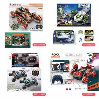 EPT RC Stunt Robot Dinosaur Machine Chien avec Spray Lumineux