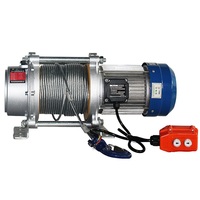Treuil électrique miniature 220 V à prix abordable, petit treuil à câble en alliage d'aluminium de 2,5 tonnes 3T avec vitesse rapide