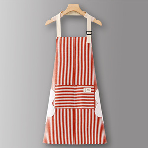 Tablier de cuisine d'été personnalisé avec logo, haute qualité, 100% coton, style célébrité internet, pour la cuisine et la maison, nouveauté 2026 - Product Image 6