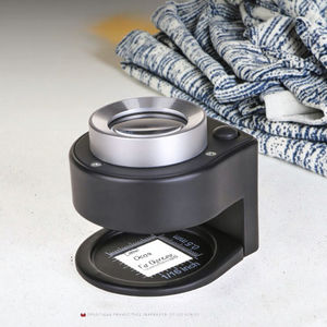 Lente d'Ingrandimento Eleroyal MA8173 3.0x Illuminata in Vetro e Metallo per Tessuti con 2 Luci LED Lente da 25mm Portatile da Tavolo Garanzia 1 Anno - Product Image 3