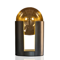 Lampe de chevet nordique créative, éclairage de luxe pour chambre à coucher, table en verre, personnalité, pour salon