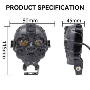 ไฟหน้ารถจักรยานยนต์และไฟสปอร์ตไลท์ LED สำหรับขับขี่ในหมอก พร้อมระบบไฟแบบ Transformers ดีไซน์ใหม่ - Product Image 3