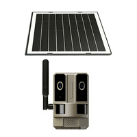 Caméra solaire Goobsafe H71 4G à double objectif 180° 4MP CMOS, double PIR 170°, panneau solaire 10400mAh 7W, vision nocturne, audio bidirectionnel, IP66