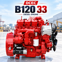 Ensemble moteur diesel turbocompressé 4 cylindres DCEC B120 33 EQB120-33 120HP 88kW 2500RPM et pièces pour camionnette et bus Dongfeng