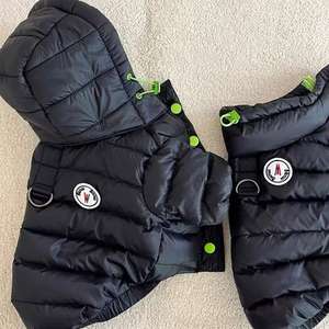 Meilleure <span class=keywords><strong>vente</strong></span> <span class=keywords><strong>de</strong></span> vêtements pour animaux <span class=keywords><strong>de</strong></span> compagnie <span class=keywords><strong>chiot</strong></span> manteau fourrure garniture hiver à capuche épais chaud noir chien vêtements veste - Product Image 5