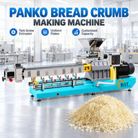 Machine à fabriquer des morceaux de pain panko japonais, extrudeuse à double vis pour morceaux de pain de type aiguille