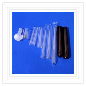 실험실 사용을위한 도매 사용자 정의 하이 퀄리티 투명 석영 둥근 바닥 유리 테스트 튜브 - Product Image 2