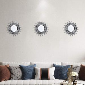 Décoration <span class=keywords><strong>murale</strong></span> en verre <span class=keywords><strong>miroir</strong></span> doré nordique chambre salon ensemble moderne décoration de luxe autres accents muraux pour la maison décoration artistique pour la maison - Product Image 6