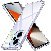 Coque souple en silicone transparente antichoc pour Xiaomi Redmi Note 13 12 Pro Plus Pro + 4G 5G coque de luxe ultra mince transparente