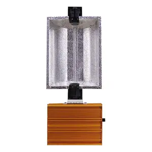 Тепличная Гидропоника HID DE HPS промышленная лампа 600 Вт 1000 Вт Stucco алюминиевая лампа тень двухсторонняя бленда отражатель
